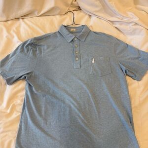 johnnie-O Light Blue Polo Shirt Classic Style